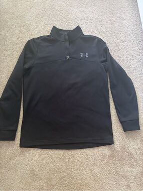 Under Armour Men's Black Half-Zip Performance Pullover